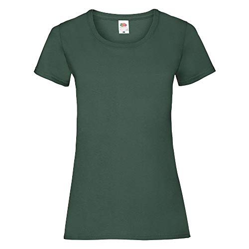 Fruit of the Loom - Lady-Fit Valueweight T - Modell 2013 XS,Bottle Green von Fruit of the Loom