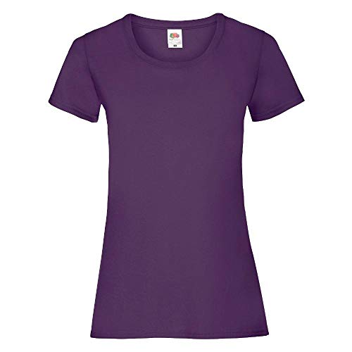 Fruit of the Loom - Lady-Fit Valueweight T - Modell 2013 XS,Purple von Fruit of the Loom