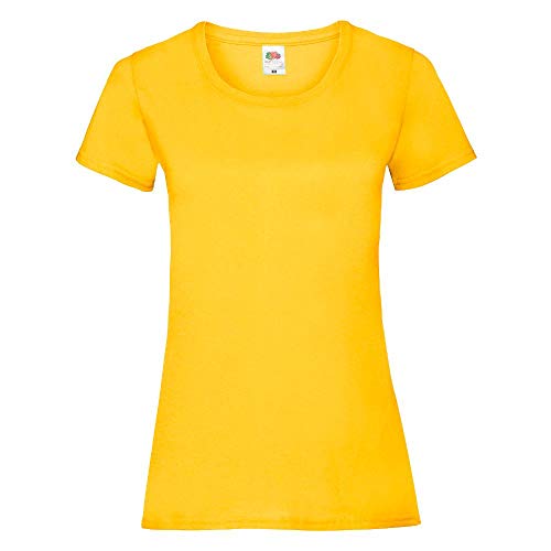 Fruit of the Loom - Lady-Fit Valueweight T - Modell 2013 XS,Sunflower von Fruit of the Loom