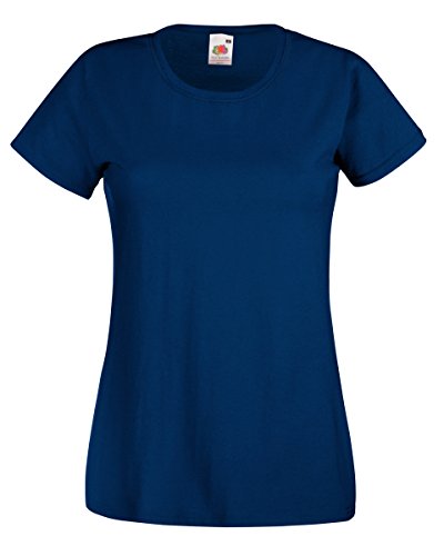 Fruit of the Loom – Lady-Fit Valueweight T-Shirt SS050 Gr. Large, navy Fruit of the Loom – Lady-Fit Valueweight T-Shirt SS050 Gr. Large, navy von Fruit of the Loom