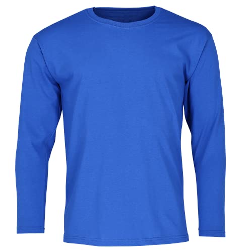 Fruit of the Loom - Langarm-Shirt 'Value Weight LS' / Blau, 3XL von Fruit of the Loom