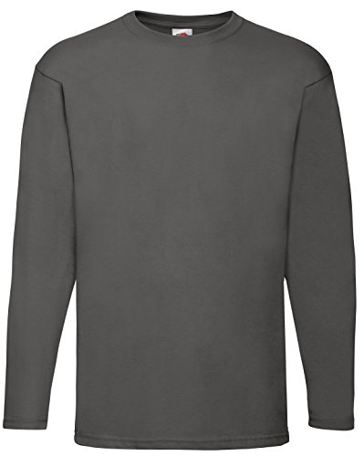 Fruit of the Loom Langarmshirt 61-038-0 Gr. L, Leichter Graphit von Fruit of the Loom