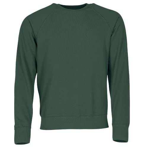 Fruit of the Loom Lightweight Raglan Sweat 62-138-0 S,Bottle Green von Fruit of the Loom