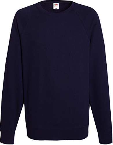 Fruit of the Loom Lightweight Raglan Sweat 62-138-0 S,Deep Navy von Fruit of the Loom