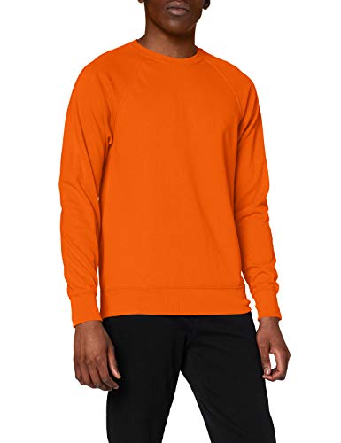 Fruit of the Loom Lightweight raglan sweatshirt Orange 2XL von Fruit of the Loom