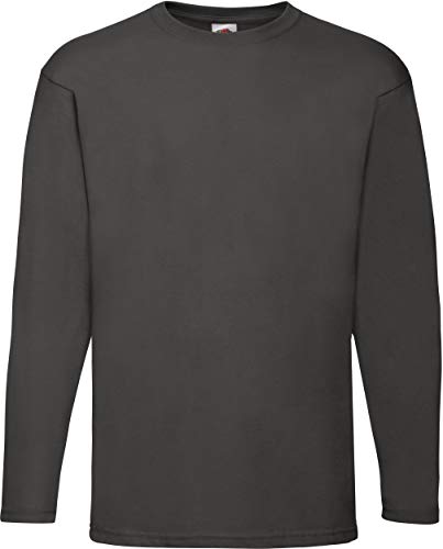 Fruit of the Loom Longsleeve Langarm T-Shirt in 7 Farben und 5 Grössen Schwarz,XXL Fruit of the Loom Longsleeve Langarm T-Shirt in 7 Farben und 5 Grössen Schwarz,XXL von Fruit of the Loom