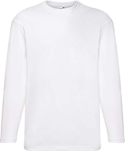 Fruit of the Loom Longsleeve Langarm T-Shirt in 7 Farben und 5 Grössen Weiß,XL Wei?,XL Fruit of the Loom Longsleeve Langarm T-Shirt in 7 Farben und 5 Grössen Weiß,XL Wei?,XL von Fruit of the Loom