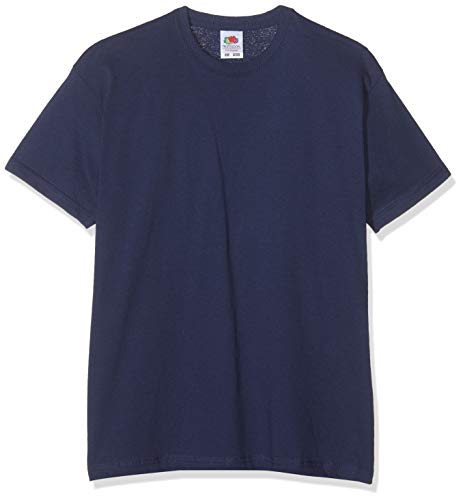 Fruit of the Loom Mädchen T-Shirt SS132B, blau (marineblau), Gr. 164 CM (Herstellergröße:14-15 Jahre) von Fruit of the Loom