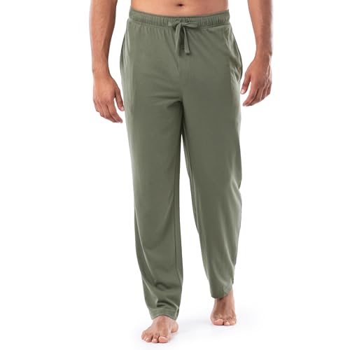 Fruit of the Loom Men's 1-Pack Extended Sizes Jersey Knit Sleep Pant, Dark Green, 3X von Fruit of the Loom