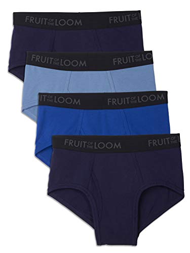 Fruit of the Loom Herren Ft-bm4p46c-mul-2xl Slip, Brief-Baumwoll-Mesh-4er, XX-Large (4er Pack) von Fruit of the Loom