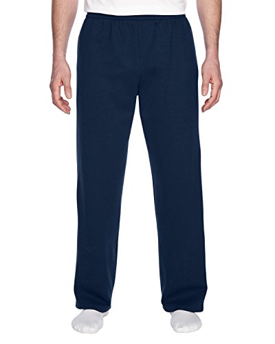 Fruit of the Loom Mens Open-Bottom Pocket Sweatpants (SF74R) -J. Navy -2XL von Fruit of the Loom