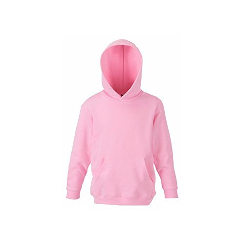 Fruit of the Loom New Kids Hooded Sweat #52 Rose/Light Pink - 140 von Fruit of the Loom