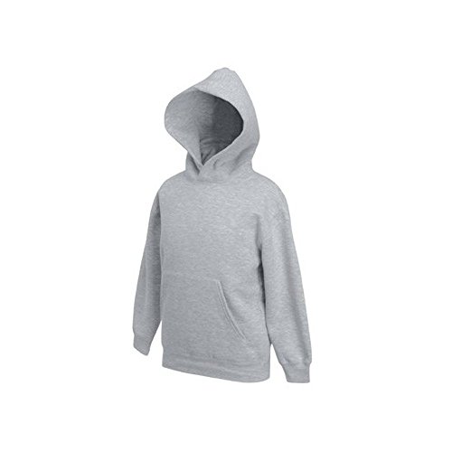 Fruit of the Loom New Kids Hooded Sweat #94 Graumeliert - 164 von Fruit of the Loom