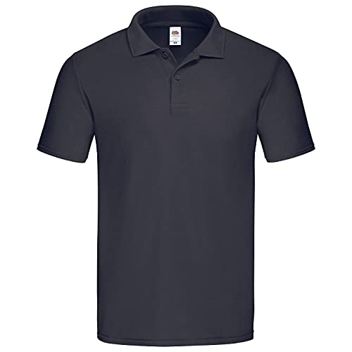 Fruit of the Loom Original Polo 63-505-0 Herren Baumwoll Poloshirt, Farbe:deep Navy, Größe:2XL Fruit of the Loom Original Polo 63-505-0 Herren Baumwoll Poloshirt, Farbe:deep Navy, Größe:2XL von Fruit of the Loom