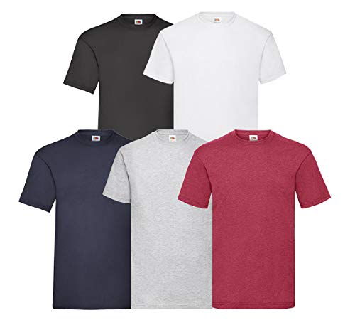 Fruit of the Loom Original T 5-Pack Logo Men's T-Shirt von Fruit of the Loom