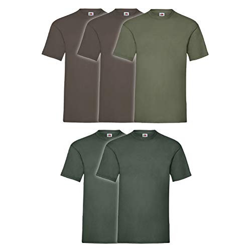 Fruit of the Loom Original T 5-Pack Logo Men's T-Shirt von Fruit of the Loom