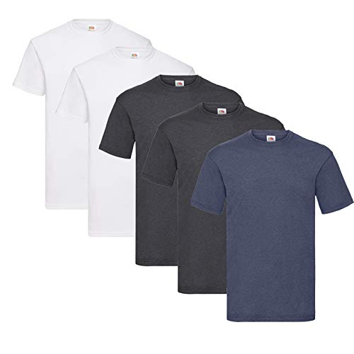 Fruit of the Loom Original T 5-Pack Logo Men's T-Shirt von Fruit of the Loom