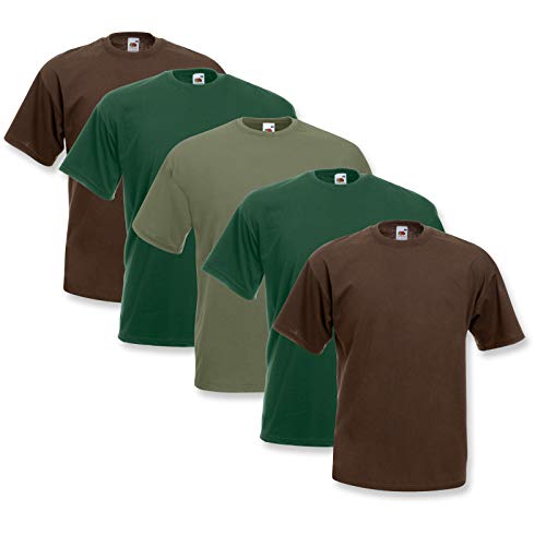 Fruit of the Loom Original T 5-Pack Logo Men's T-Shirt von Fruit of the Loom