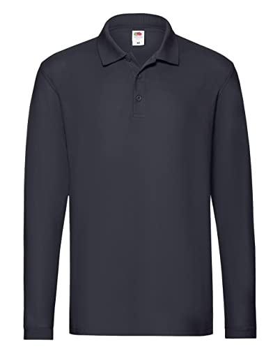Fruit of the Loom Premium Langarm Polo - Farbe: Deep Navy - Größe: XL Fruit of the Loom Premium Langarm Polo - Farbe: Deep Navy - Größe: XL von Fruit of the Loom