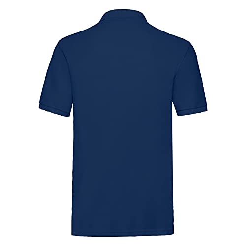 Fruit of the Loom - Herren Kurzarm Poloshirt, Blau XXX-Large von Fruit of the Loom