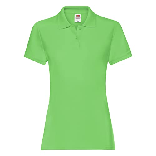 Fruit of the Loom Premium Polo Lady-Fit - Farbe: Lime - Größe: XXL von Fruit of the Loom