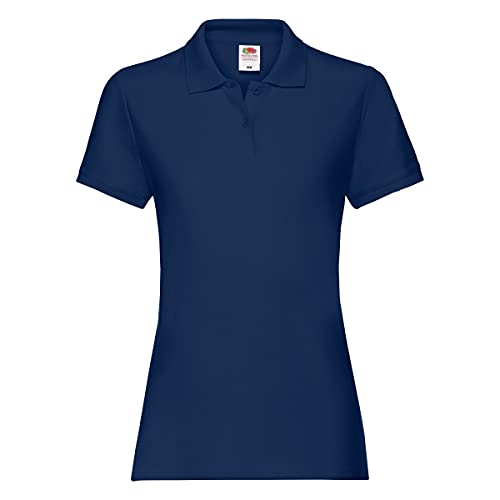 Fruit of the Loom Premium Polo Lady-Fit - Farbe: Navy - Größe: XS von Fruit of the Loom