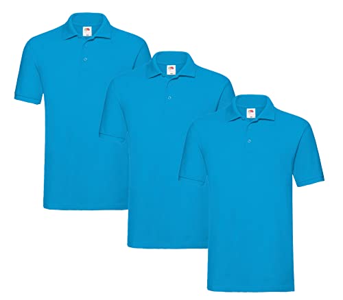Fruit of the Loom Premium Polo S M L XL XXL 3XL auch Farbsets 3er Azublau XXL + 1 HL Kauf Notizblock von Fruit of the Loom