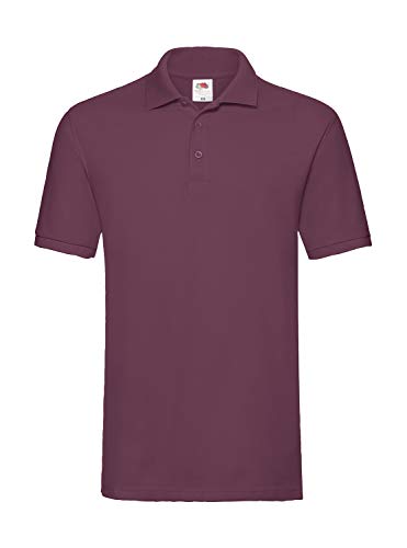 Fruit of the Loom Premium Polo S M L XL XXL 3XL auch Farbsets Burgund XXL + 1 HL Kauf Notizblock von Fruit of the Loom