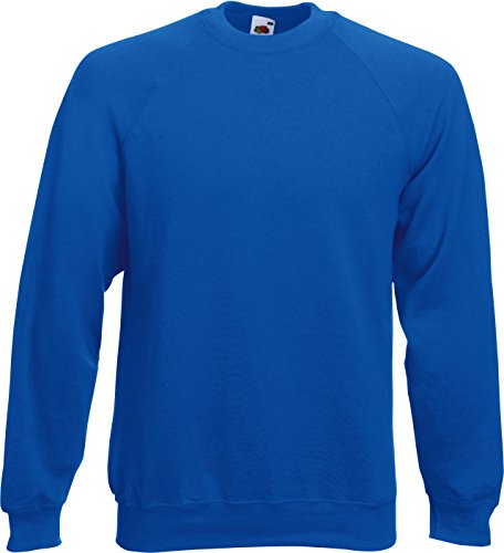 Fruit of the Loom Raglan Sweatshirt, Royal, M M,Royal von Fruit of the Loom