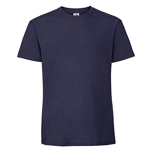 Fruit of the Loom Ringspun Premium T Herren T-Shirt NEU, Farbe:Navy, Größe:2XL von Fruit of the Loom