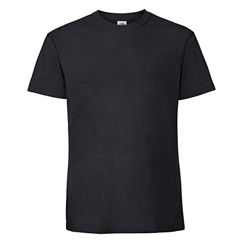 Fruit of the Loom Ringspun Premium T Herren T-Shirt NEU, Farbe:schwarz, Größe:L von Fruit of the Loom