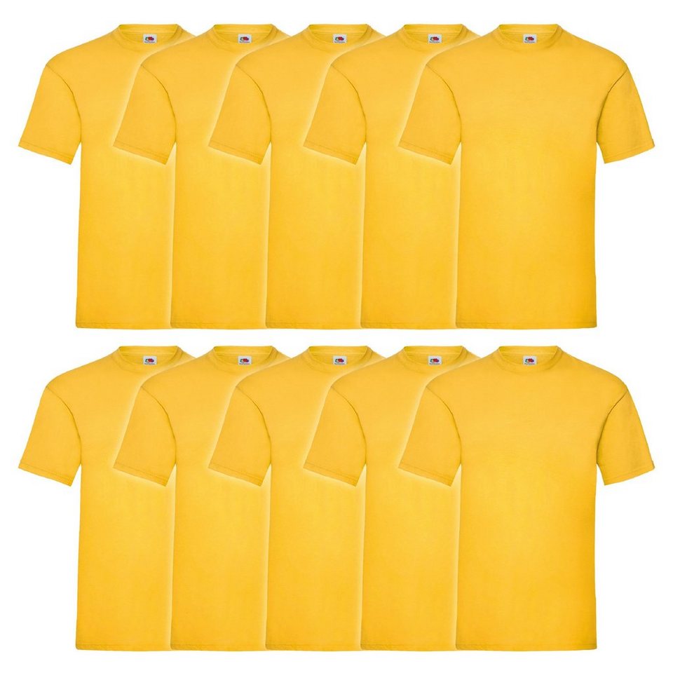 Fruit of the Loom Rundhalsshirt Fruit of the Loom Valueweight T 10er Pack von Fruit of the Loom