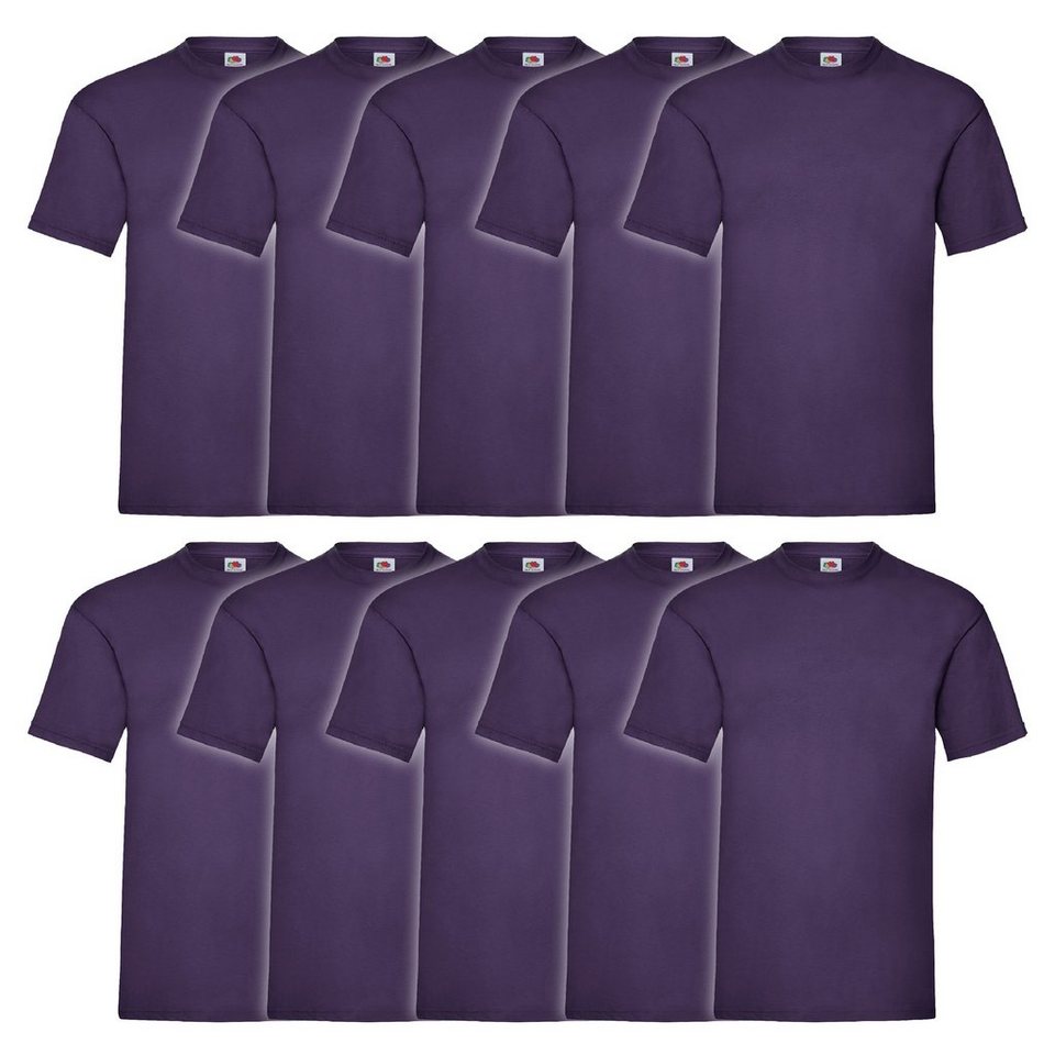 Fruit of the Loom Rundhalsshirt Fruit of the Loom Valueweight T 10er Pack von Fruit of the Loom