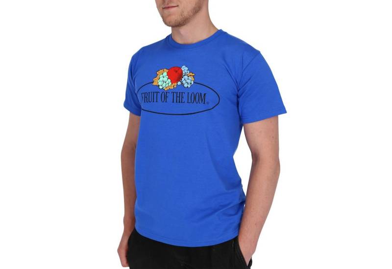 Fruit of the Loom Rundhalsshirt Fruit of the Loom Fruit of the Loom T-Shirt mit Vintage Logo von Fruit of the Loom