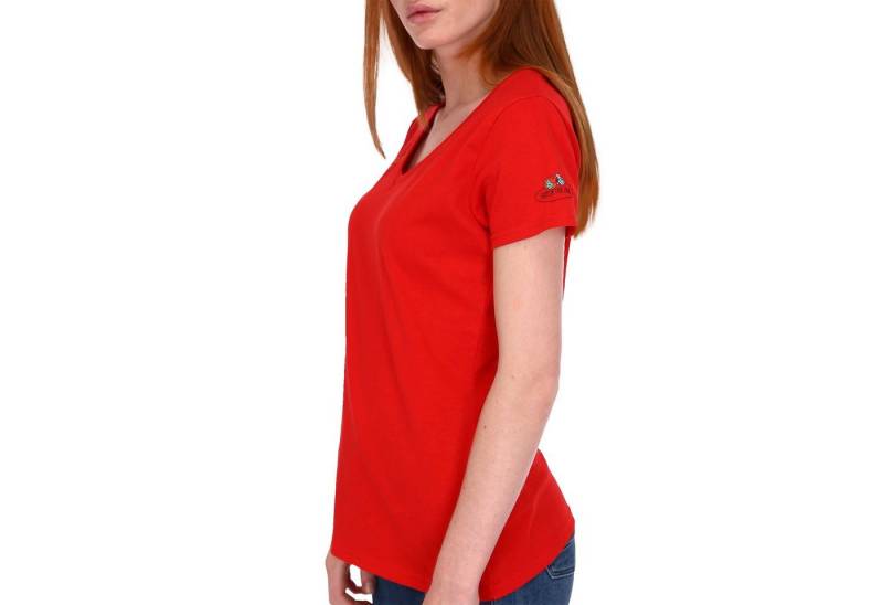 Fruit of the Loom Rundhalsshirt Damen T-Shirt mit Vintage-Logo von Fruit of the Loom