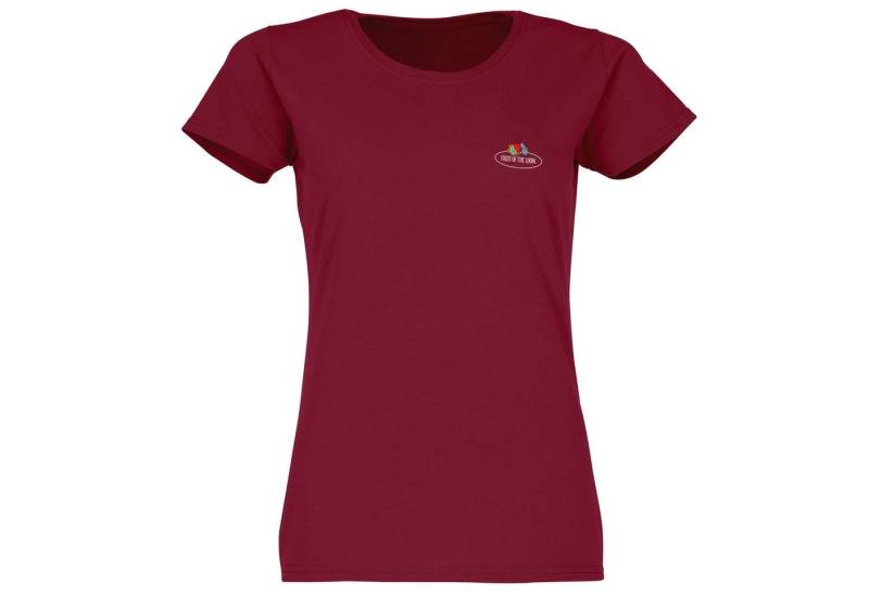 Fruit of the Loom Rundhalsshirt Damen T-Shirt mit Vintage-Logo von Fruit of the Loom