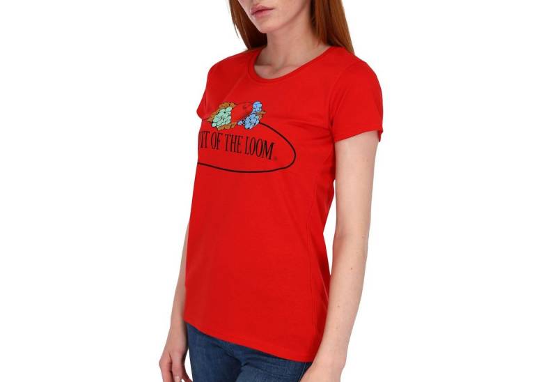 Fruit of the Loom Rundhalsshirt Fruit of the Loom Fruit of the Loom Damen T-Shirt mit Logo von Fruit of the Loom