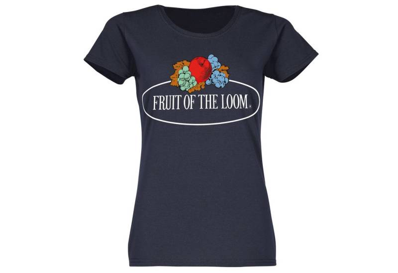 Fruit of the Loom Rundhalsshirt Fruit of the Loom Fruit of the Loom Damen T-Shirt mit Logo von Fruit of the Loom