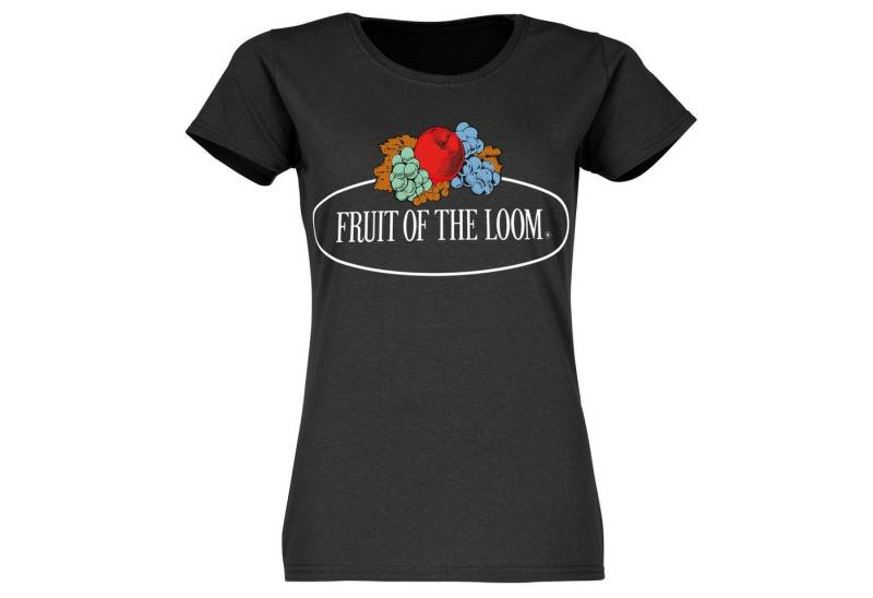 Fruit of the Loom Rundhalsshirt Fruit of the Loom Fruit of the Loom Damen T-Shirt mit Logo von Fruit of the Loom