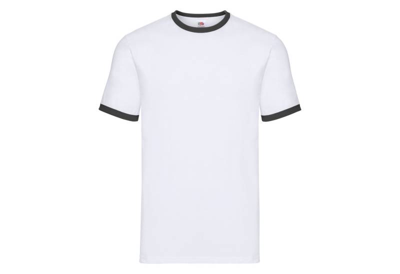 Fruit of the Loom Rundhalsshirt Fruit of the Loom Valueweight Ringer T von Fruit of the Loom