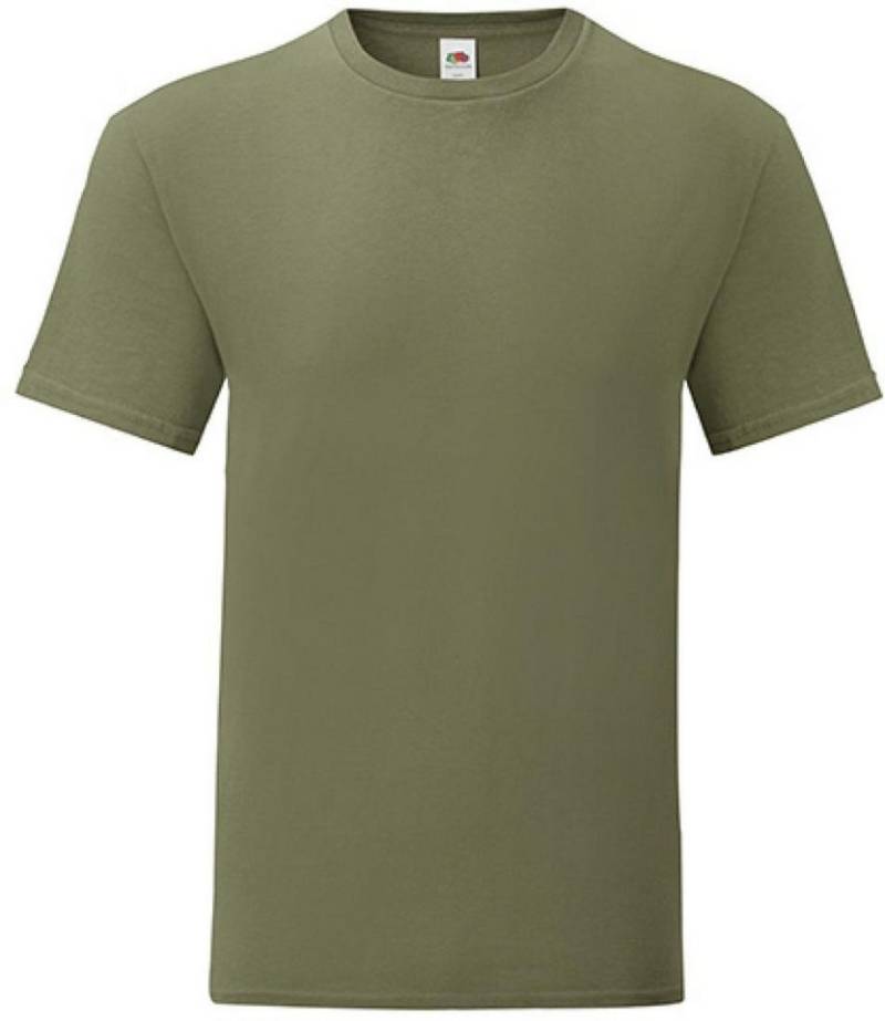 Fruit of the Loom Rundhalsshirt Herren Iconic T, 100% gekämmte, ringgesponnene Baumwolle von Fruit of the Loom