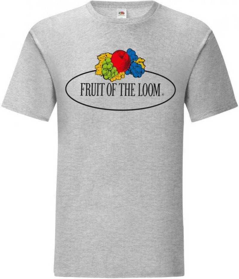 Fruit of the Loom Rundhalsshirt Vintage T Large Logo Print von Fruit of the Loom