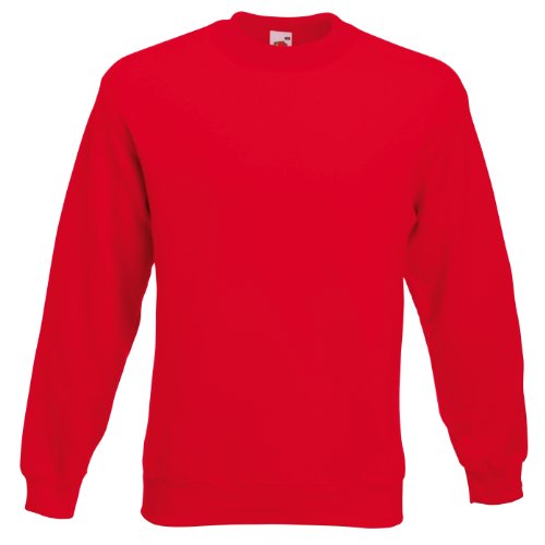 Fruit of the Loom - Set-In Sweat - Red - L L,Red Fruit of the Loom - Set-In Sweat - Red - L L,Red von Fruit of the Loom