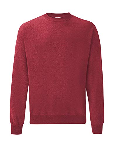 Fruit of the Loom Set-In Sweatshirt L,Vintage Heather Red von Fruit of the Loom