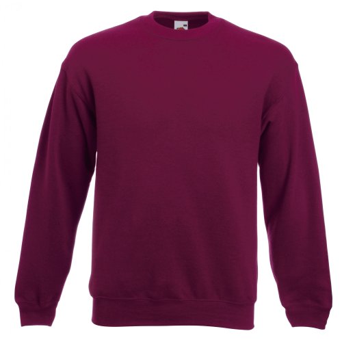 Fruit of the Loom Set-In Sweatshirt XXL,Burgundy von Fruit of the Loom