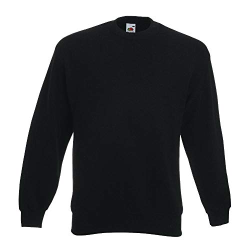 Fruit of the Loom - Set-In Sweatshirt - schwarz - Größe: XL Fruit of the Loom - Set-In Sweatshirt - schwarz - Größe: XL von Fruit of the Loom