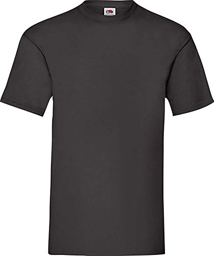 Fruit of the Loom ShirtInStyle T-Shirt Basic T Uni unbedruckt, Farbe Schwarz, Größe XXL von Fruit of the Loom