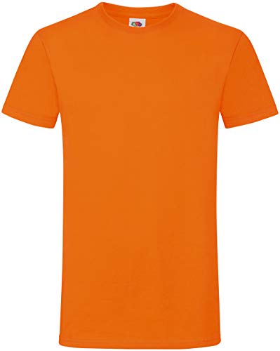 Fruit of the Loom Sofspun® T Herren T-Shirt NEU, Größe:3XL, Farbe:orange von Fruit of the Loom