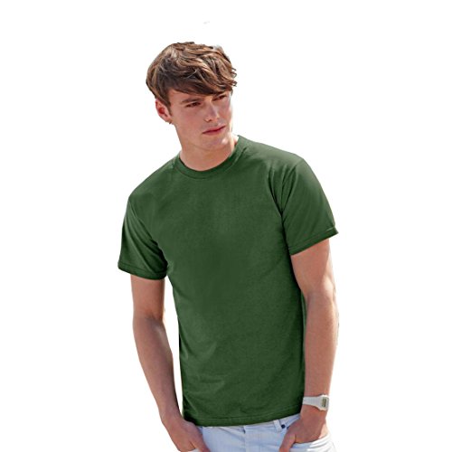 Fruit of the Loom Super Premium Mens Short Sleeved T Shirt - Light Graphite - M von Fruit of the Loom