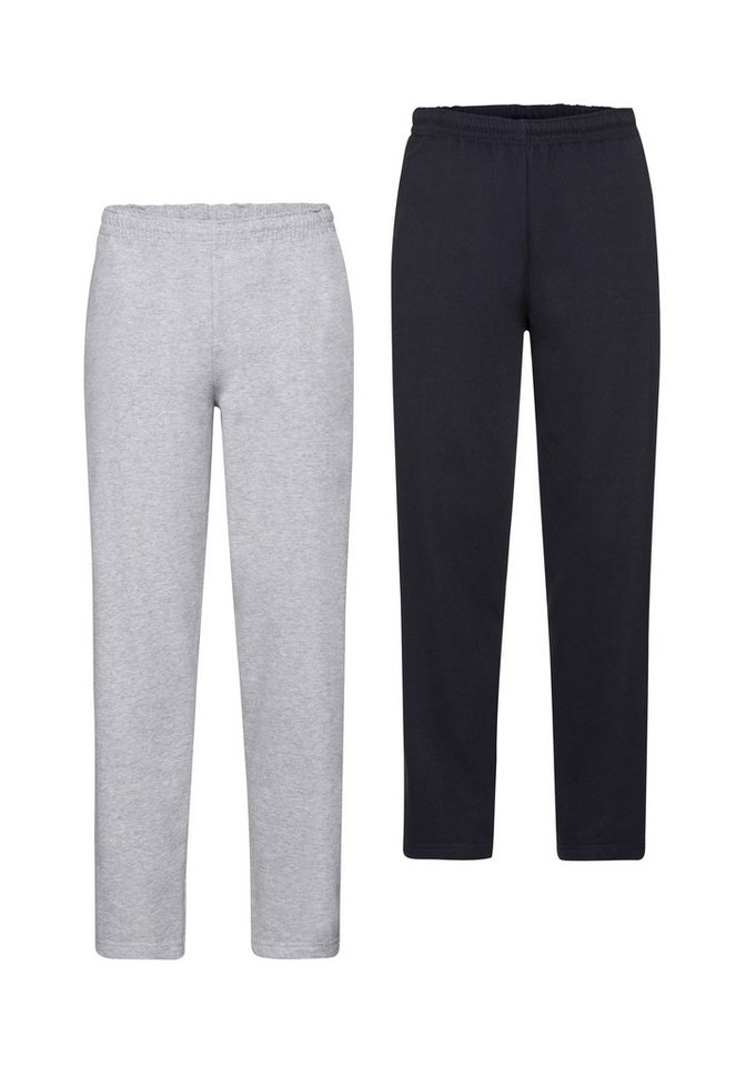Fruit of the Loom Sweathose (Packung, 2-tlg) Jogger mit offenem Beinabschluss von Fruit of the Loom